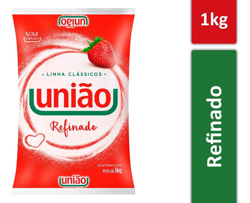 Açúcar União Refinado 1kg Kit Com 12 1