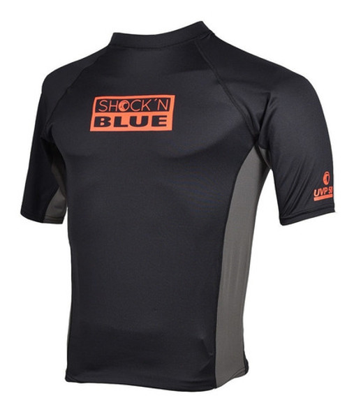 Lycra Remera M/corta Shockn Blue Surf Kite Buceo Nautica 0