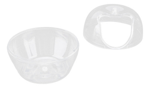 Banheira De Toalete Hamster Sand Mini Transparente Em Forma 0
