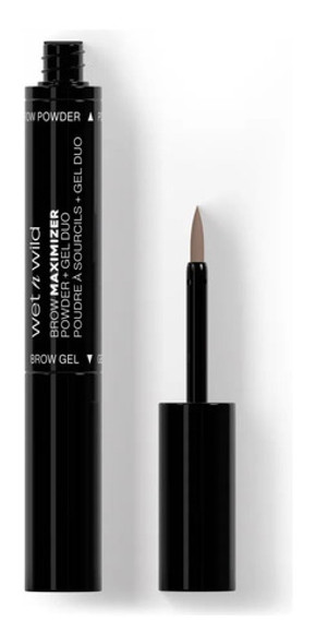 Maximizador De Cejas Wet N Wild Polvo + Gel Duo Medium Brown 1
