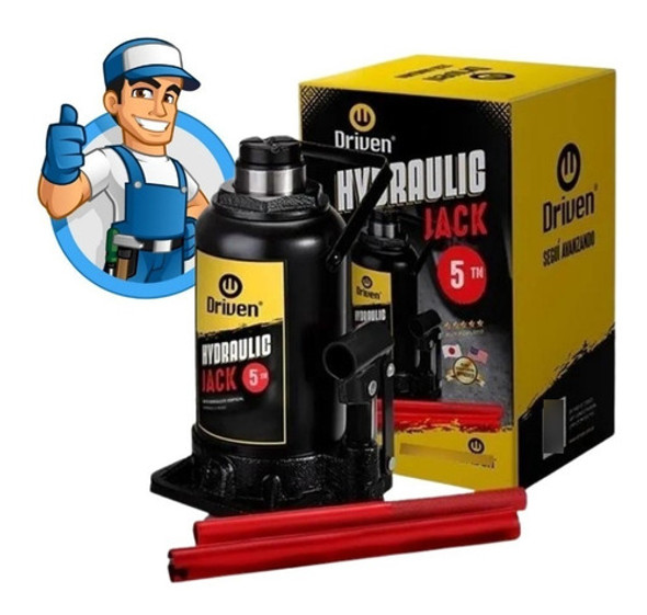 Gato Hidráulico Botella 5 Toneladas Driven 0