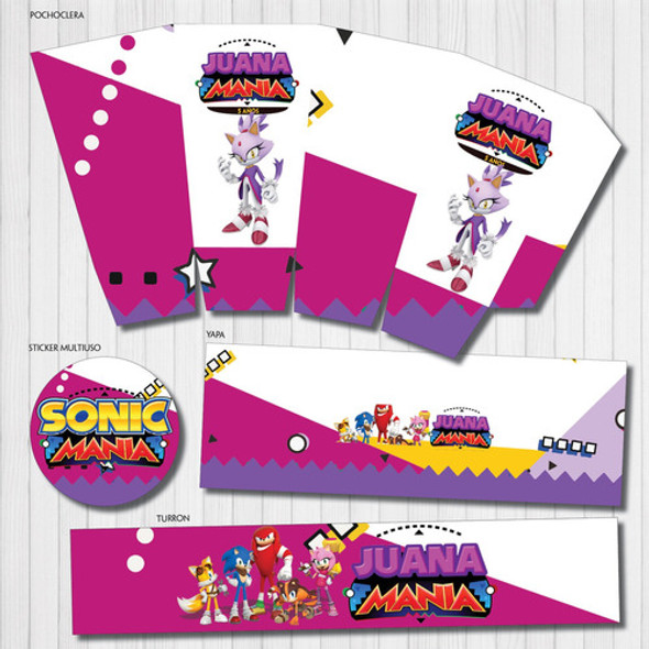 Kit Imprimible Personalizado Blaze The Cat Cumple Candy 1