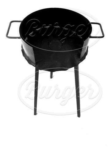 Fogon Fogonero Brasero De Disco De Arado Chico Pata Alta 1