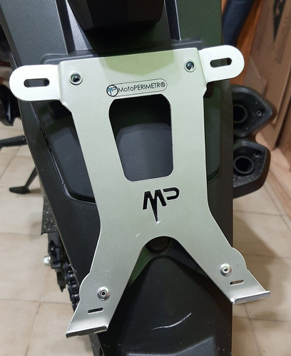 Portapatente Alum Motoperimetro Bajaj Dominar Ns Mas Univ 1