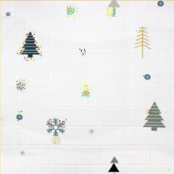 Revestimiento Pared Adhesivo 3d Pino Navideño Pack X 8 0