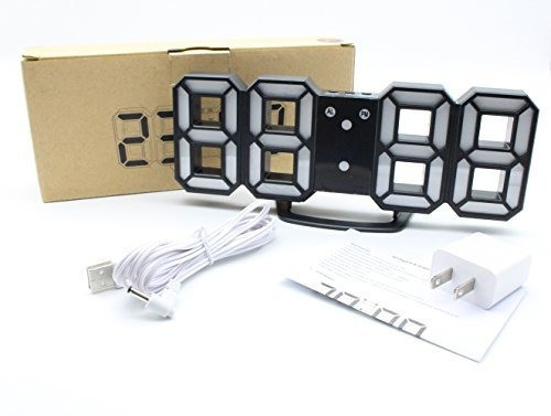 Eaagd Reloj Despertador Digital Electrónico Con Luz Led Vers 1