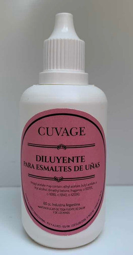 Diluyente De Esmaltes De Uñas Cuvage 1