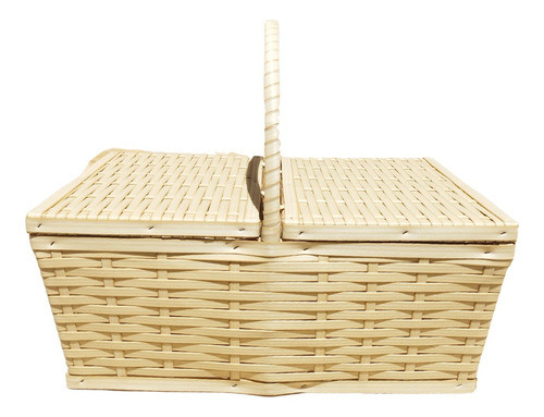 Cesta De Piquenique Fibra Sintética 42x25x16 M Banana 1