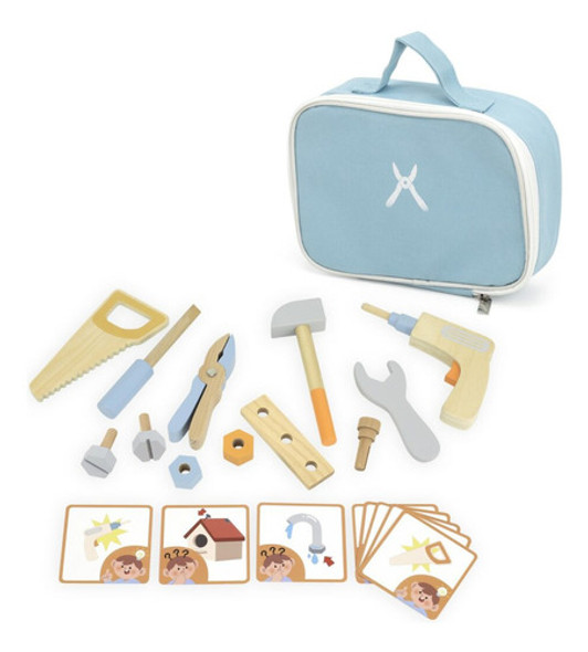 Juego Set De Carpintero De Madera 0