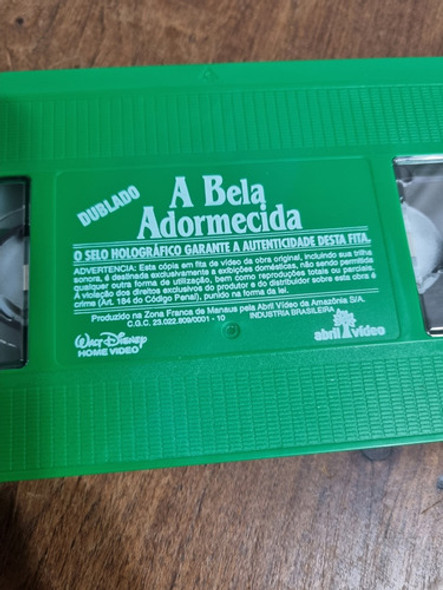 Fita Vhs Antiga A Bela Adormecida C707 1