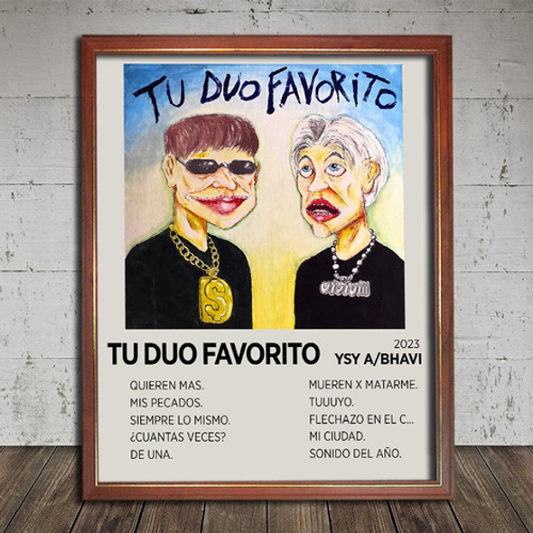 Ysy A Bhavi Poster Album Tu Duo Favorito Cuadro Para Colgar 0