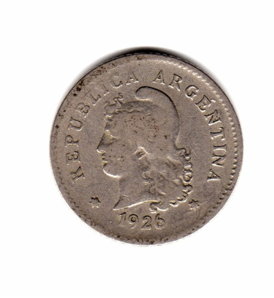 Moneda Argentina 10 Centavos 1926 Niquel 0