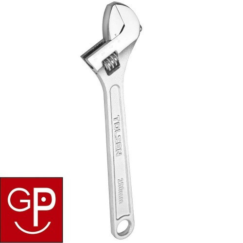 Llave Francesa Acabado Cromado 12 Pulgadas Tolsen 15004 G P 1