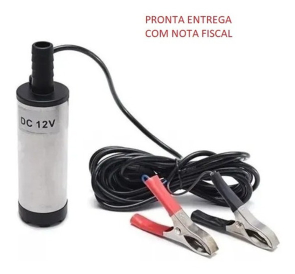 Bomba Submersa De Óleo Diesel Água 12v 12 L/m + Nf- Em Estoq 1