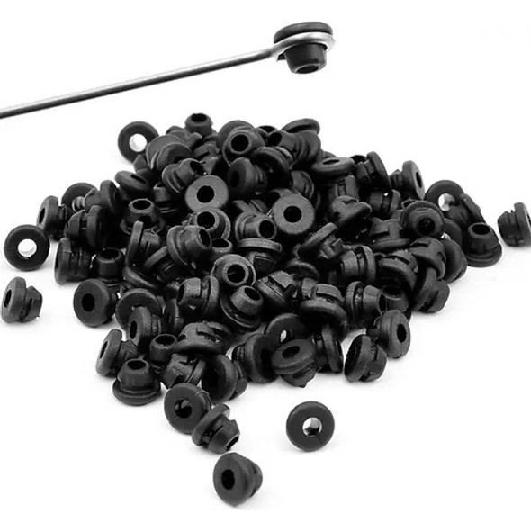 Grommet Preto Com 50 Unidades Para Máquinas De Tatuagem 0