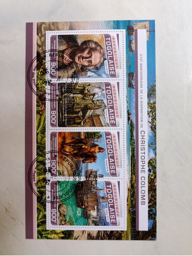 Séries Selos ( Grandes Navegadores) - Cristóvão Colombo 1