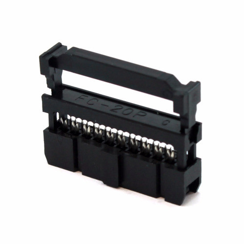 10 Peças Conector Fêmea Latch Idc Cabo Flat 50 Vias C Alivio 1