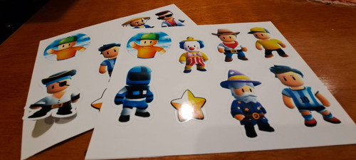 Planchas Stickers Despegables 12 X 15 Cm X 30u 1