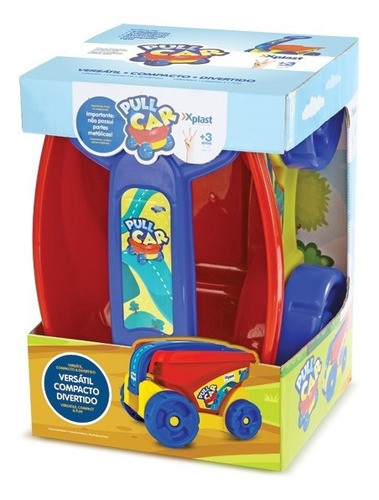 Carrinho De Puxar Pull Car Brinquedo Didático Versátil 1