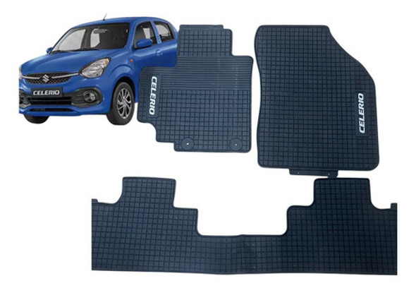 Alfombras  Suzuki Celerio  Goma Latex  Medidas Originales 0