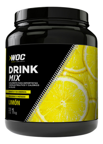 Drink Mix Woc Con Maltodextrina Sabor Limon 1kg 0