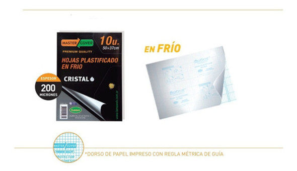 Hoja Pvc Plastificado Frio 50x37cm Lamina Autoadhesiva X10 1