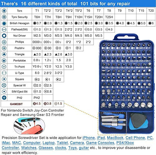 Kit Herramientas Para Electronica 155 Piezas De Precision 1