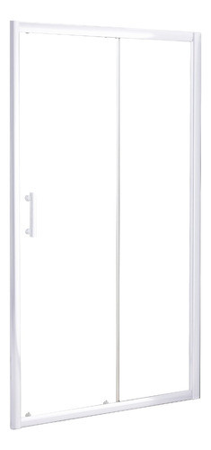 Mampara De Baño Línea Castle Corrediza 1500 X 1900mm Blanco 0