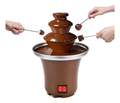 Fonte De Chocolate Cascata Com 5 Bicos Saco Espatula 1