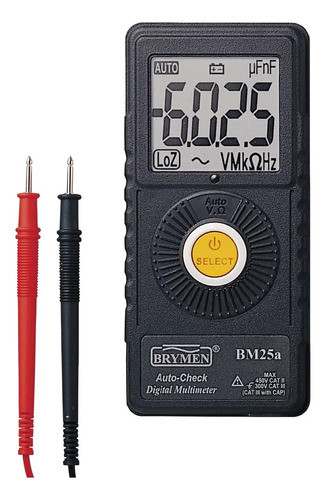 Bm25 Multímetro Digital Smart Ultradelgado Brymen 0