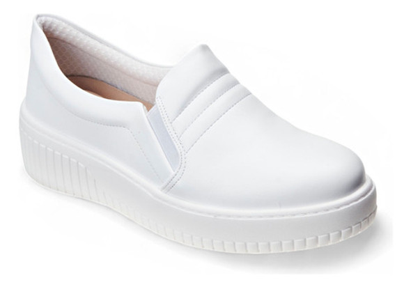 Tênis Feminino Slip On Tamanho 38 Branco Beira Rio 1