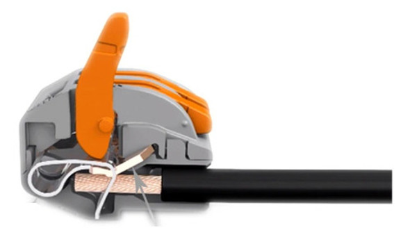 Pack X 10 Bornera Conexión Rápida 3 Polos 0.75mm A 4mm Tbcin 1