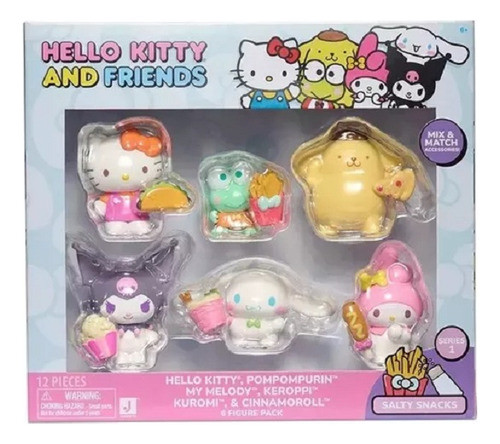 Hello Kitty Pack 6 Figuras Coleccionable Tts Tuttishop 0