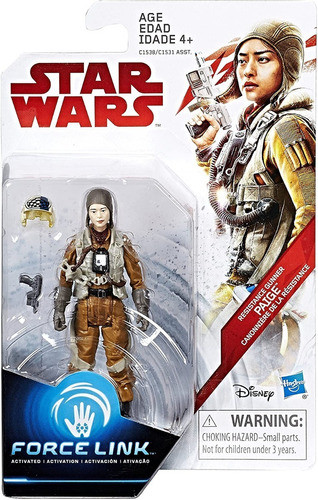 Hasbro Star Wars Force Link Paige Resistance Gunner 0