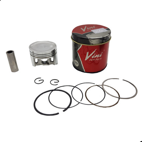 Kit Pistão Anéis Vini Biz 110i Ano 2016 Em Diante 0.25 0