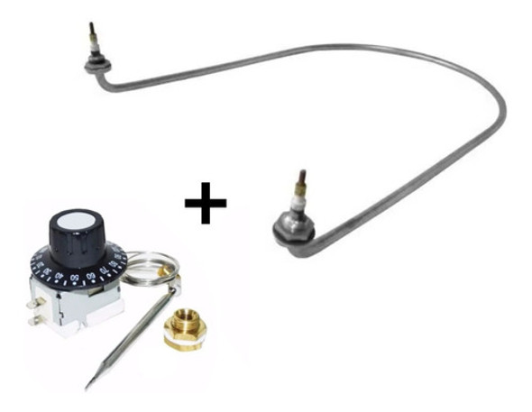 Resistencia Eletrica Buffet 2500w 110v + Termostato Huli 0