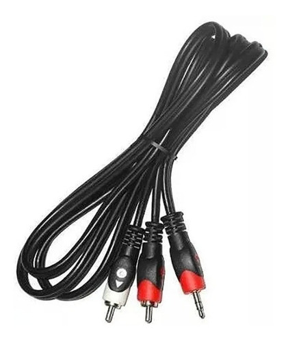 4 Cables Audio 3mts De 2 Rca Macho A 1 Miniplug  Fervanero 1