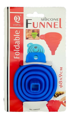 Embudo De Silicona Plegable 7.5cm Diam 9cm Alto 1