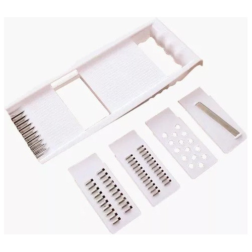 Mandolina Rallador Manual 5 En 1 Hojas Intercambiables 0