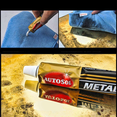 Pulidor Para Metal Crema 75ml. Metal Polish Autosol  1000 1