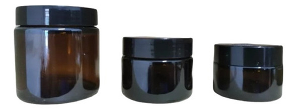 Pote De Vidrio Ámbar 20 Gr ( Pack 10 Unidades) 0 Pote De Vidrio Ámbar 20 Gr ( Pack 10 Unidades) 0