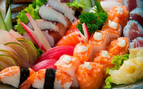 Kit Sushi Arroz Japonês Yanagi 1kg + Nori + Tempero - Nature 1