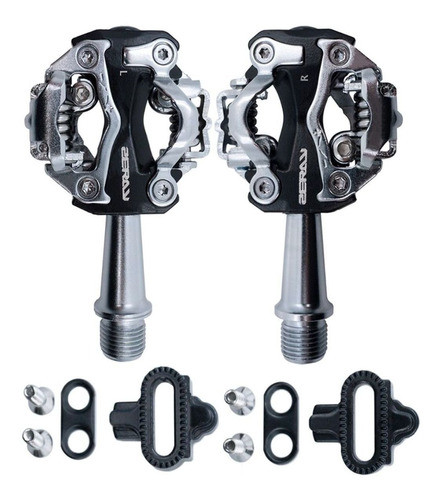 Pedales Automaticos Ciclismo Zeray Zp-108s Mtb Cromoly & Alu 1
