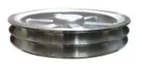Polia Alumínio 250mm 2 Canais Perfil B 250b2 Mademil Gabitec 1