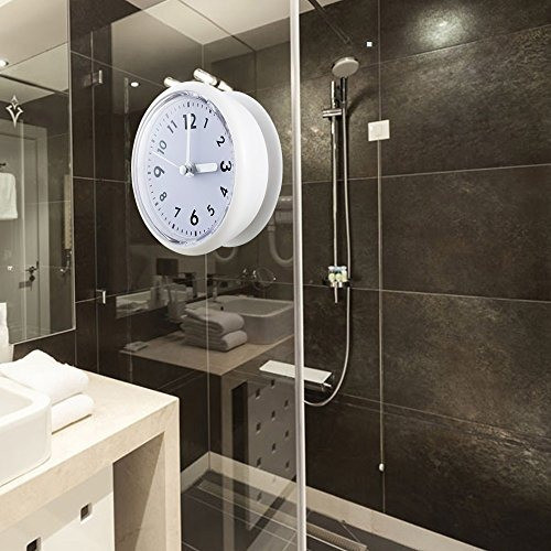 Reloj De Ducha A Prueba De Agua De Silicona Ventosa Reloj De 1