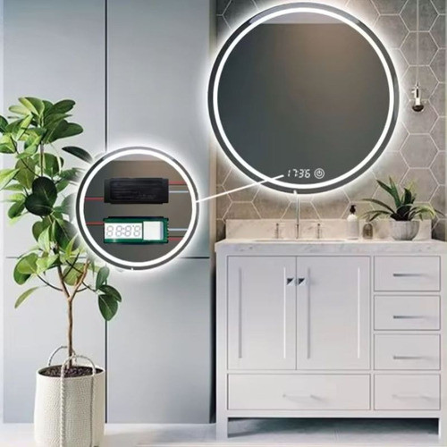 Interruptor Tactil, Dimmer Touch, Espejos Leds Con Reloj 1
