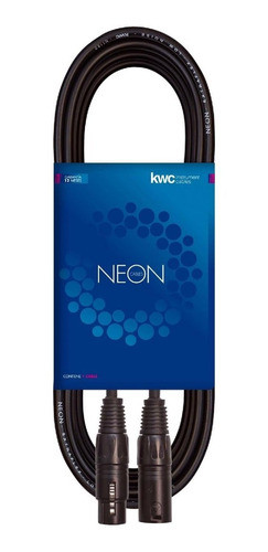Cable Xlr-xlr 12m  Largo X 6 Mm Ø / Canon-canon Kwc 123 Neon 0
