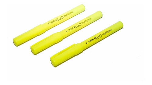 Resaltador Fluorescente Amarillo X 12 Unidades 0