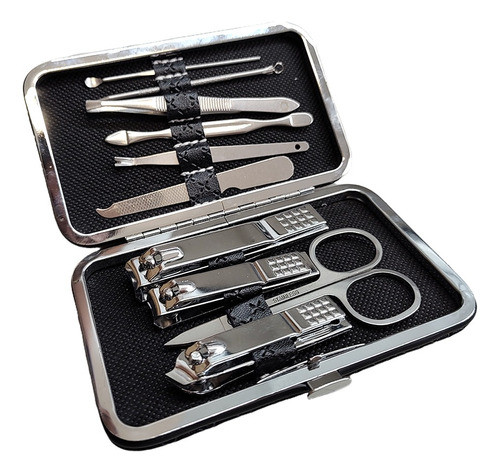 Set Manicura Pedicura Estuche Alicate Tijera X10 Piezas 1