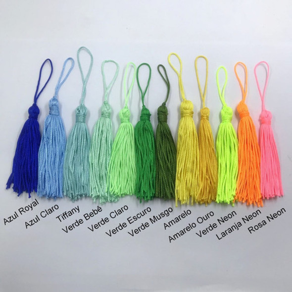 Franja De Seda Tassel Pingente 7 A 9cm Escolha A Cor* 50und 1